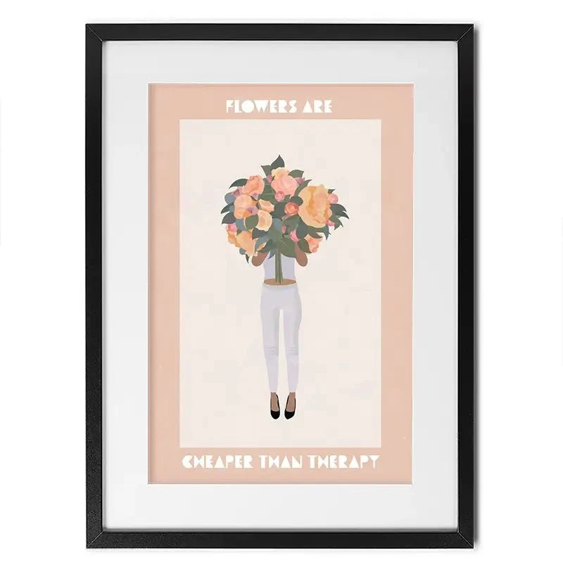Flowers Pick Me Up Framed Art Print Flowers Pick Me Up Framed Art Print wall art product Sarah Manovski