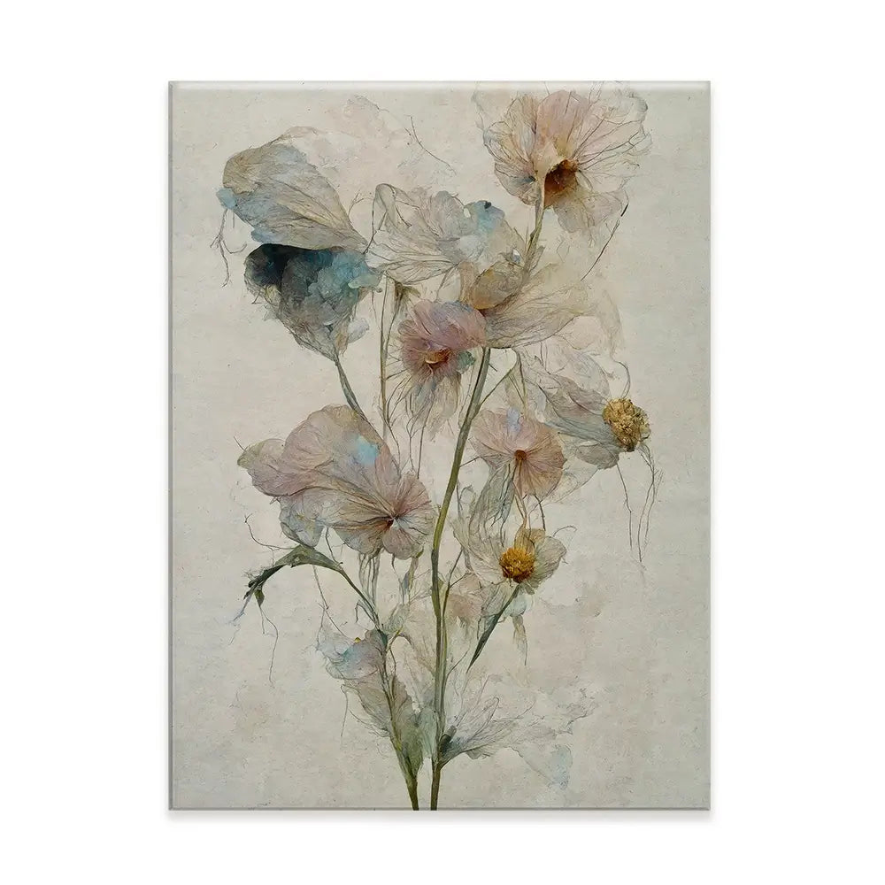 Fragile Flowers Canvas Print Fragile Flowers Canvas Print wall art product Treechild