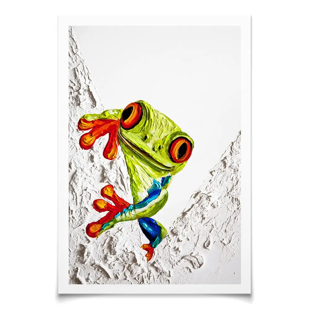 Froggy Art Print Froggy Art Print wall art product Osnat Tzadok