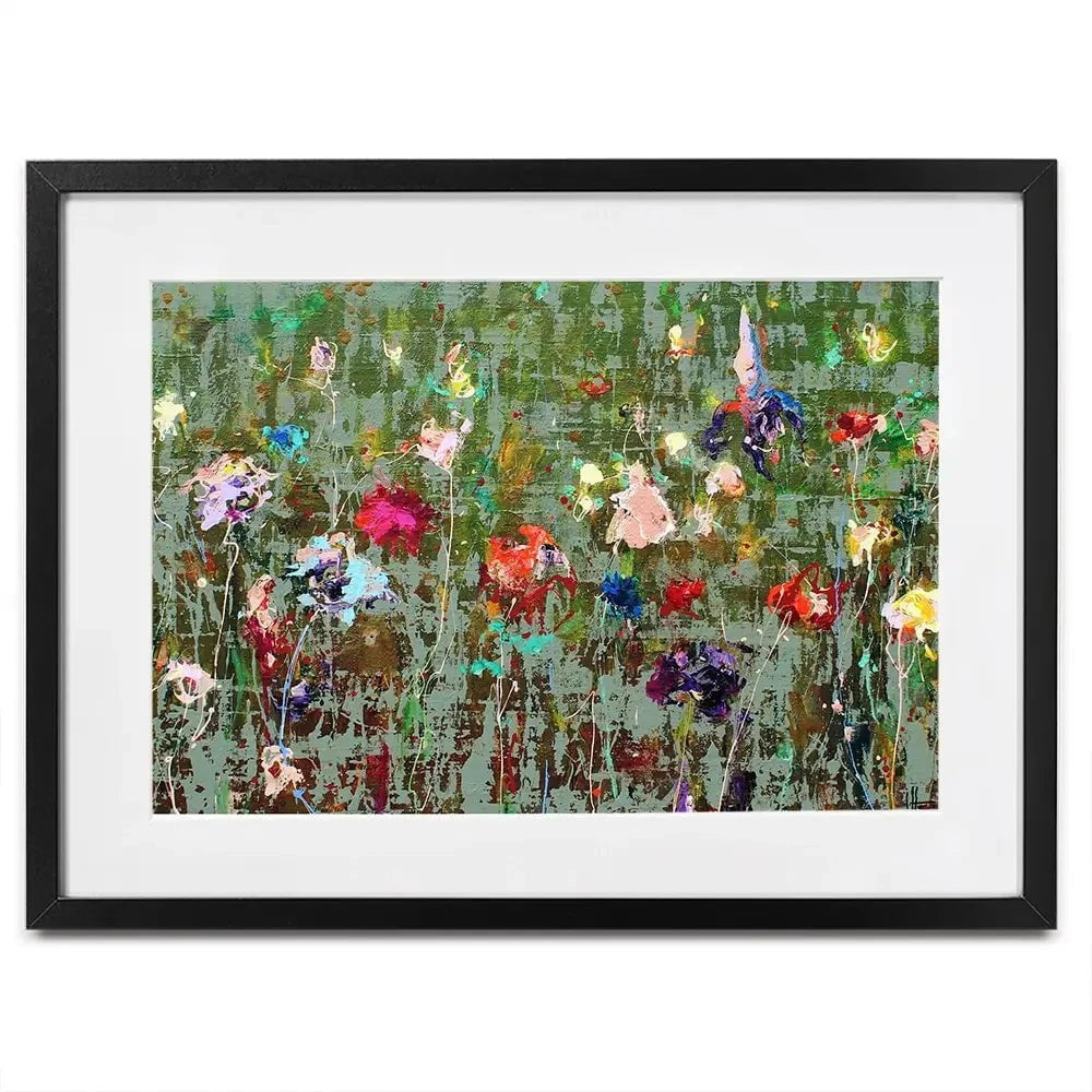 Garden Flowers Framed Art Print Garden Flowers Framed Art Print wall art product Studio Paint-Ing