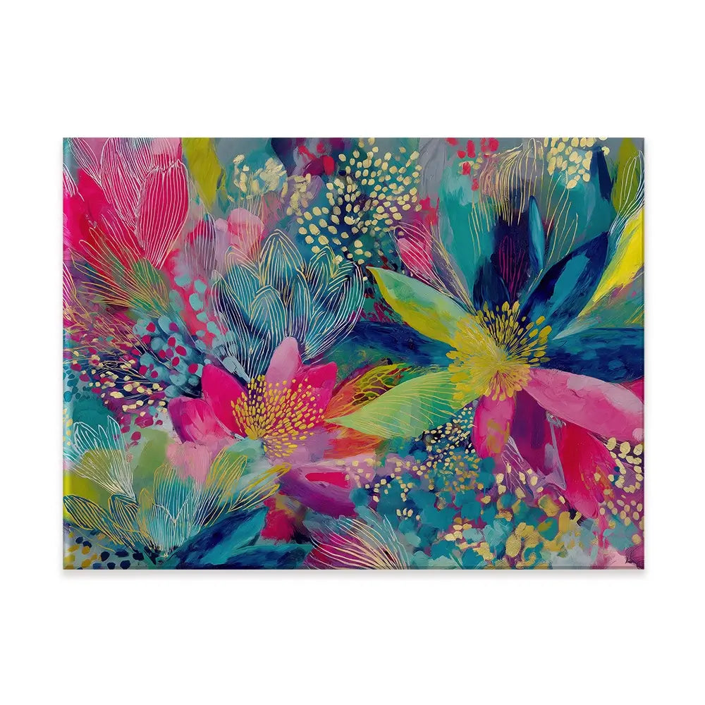 Garden In Colours Canvas Print Garden In Colours Canvas Print wall art product Chromatic Storm Studio