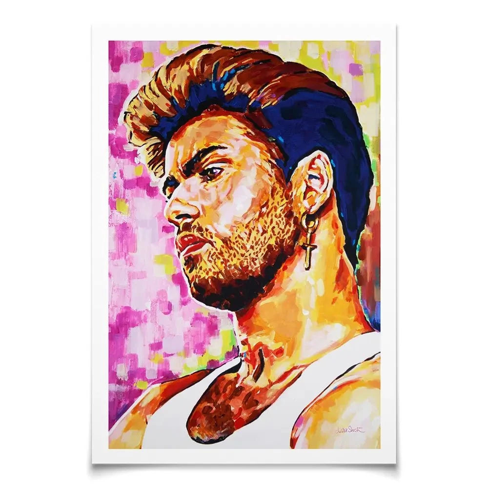 George Michael Art Print George Michael Art Print wall art product Juliet Stockton