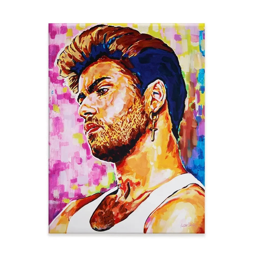 George Michael Canvas Print George Michael Canvas Print wall art product Juliet Stockton