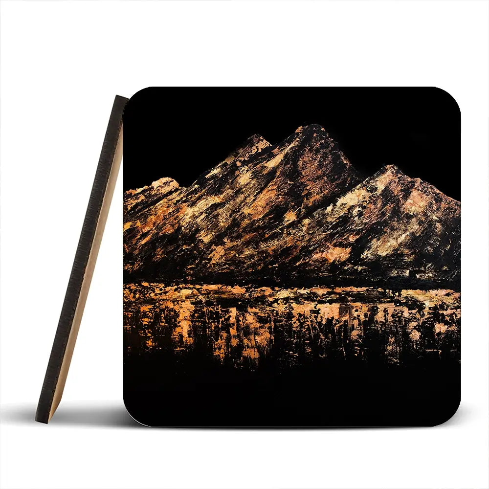 Gilded Peaks Coaster Set Gilded Peaks Coaster Set wall art product Osnat Tzadok