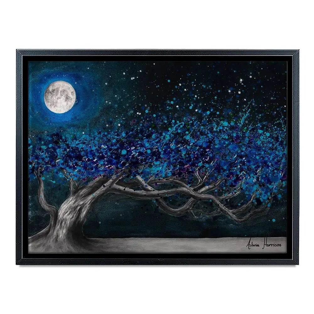 Glowing Midnight Tree Canvas Print Glowing Midnight Tree Canvas Print wall art product Ashvin Harrison
