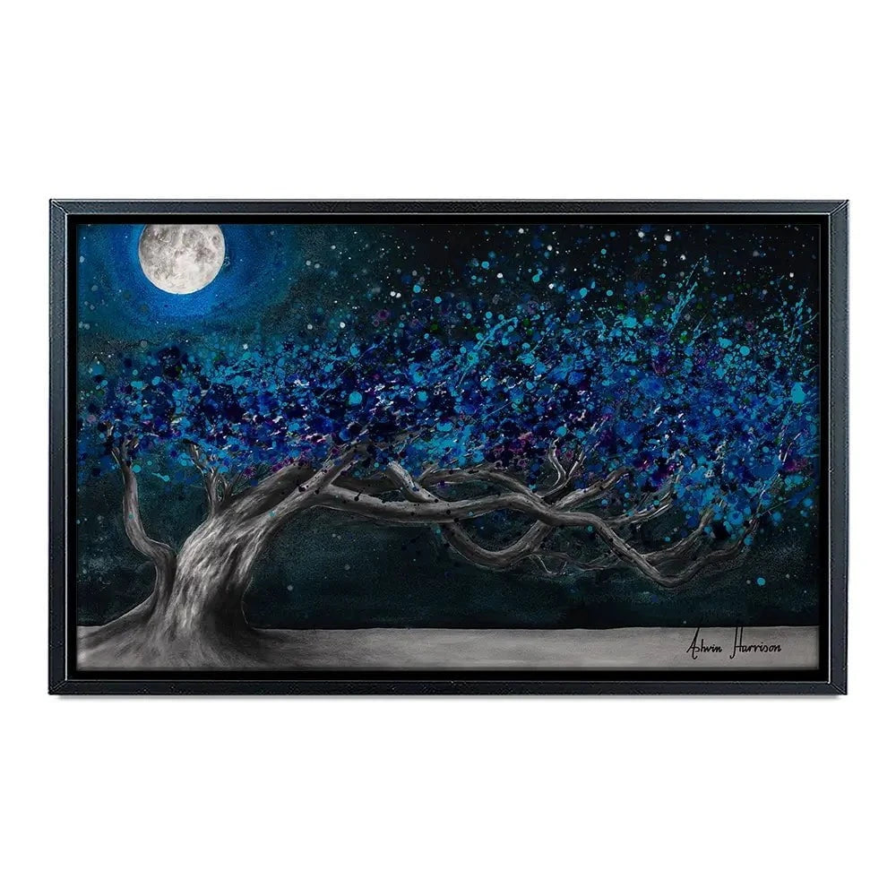 Glowing Midnight Tree Canvas Print Glowing Midnight Tree Canvas Print wall art product Ashvin Harrison
