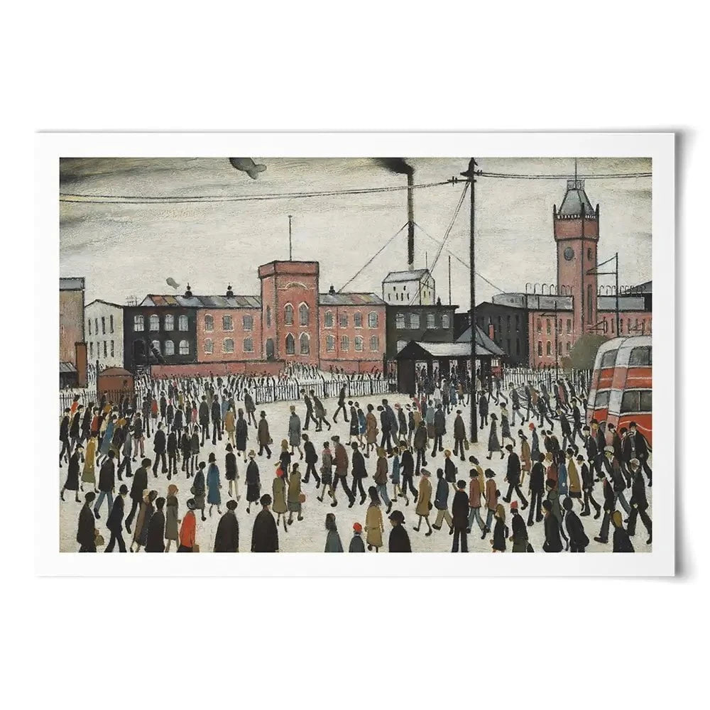 Going To Work Art Print Going To Work Art Print wall art product L.S.Lowry