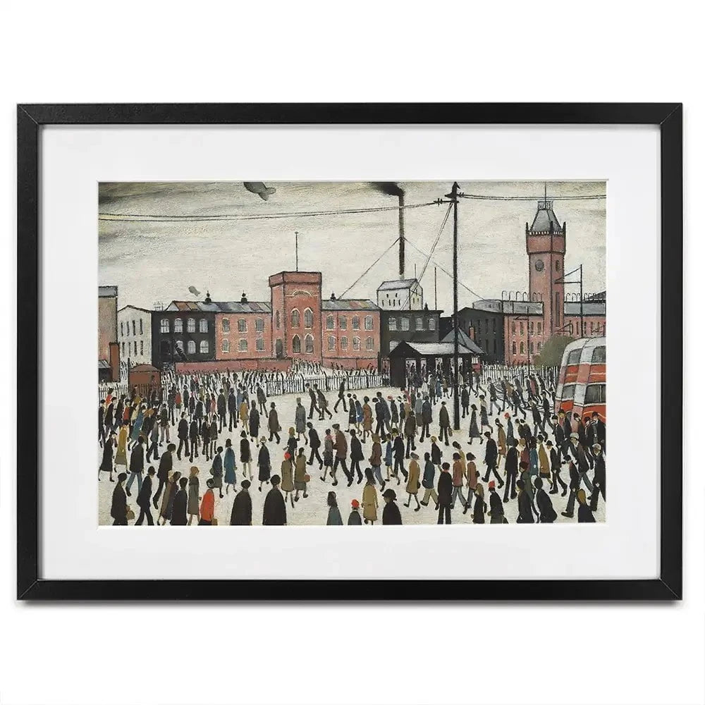 Going To Work Framed Art Print Going To Work Framed Art Print wall art product L.S.Lowry