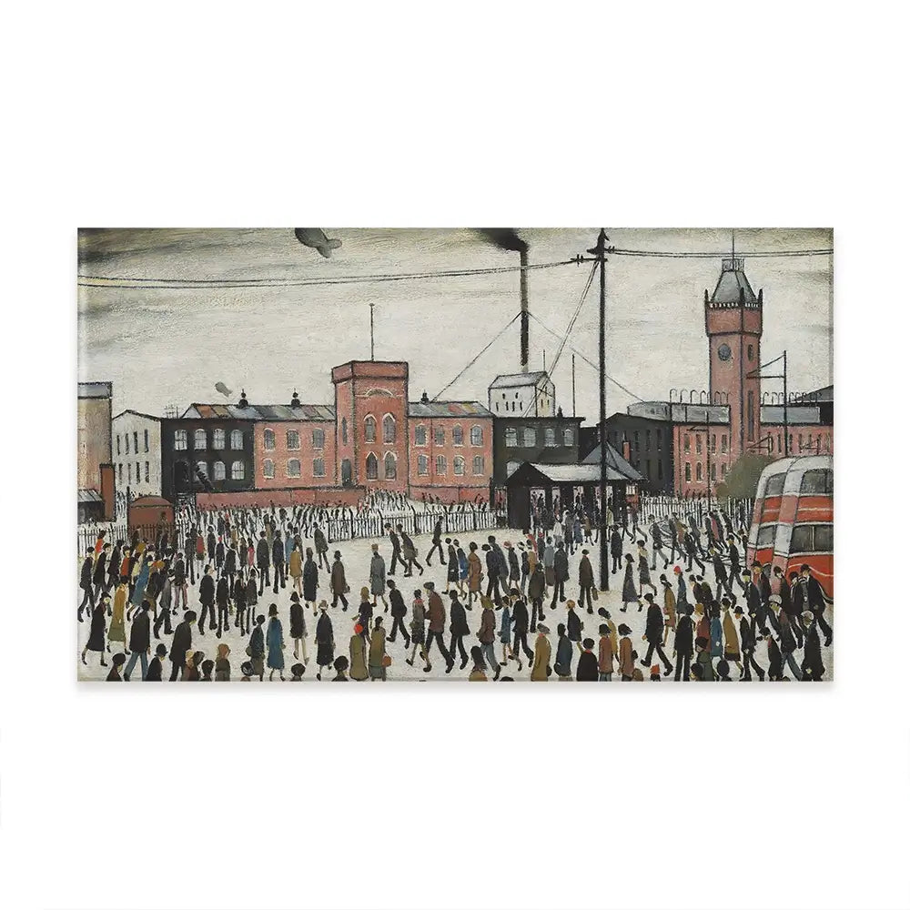 Going To Work Oversized Canvas Print Going To Work Oversized Canvas Print wall art product L.S.Lowry