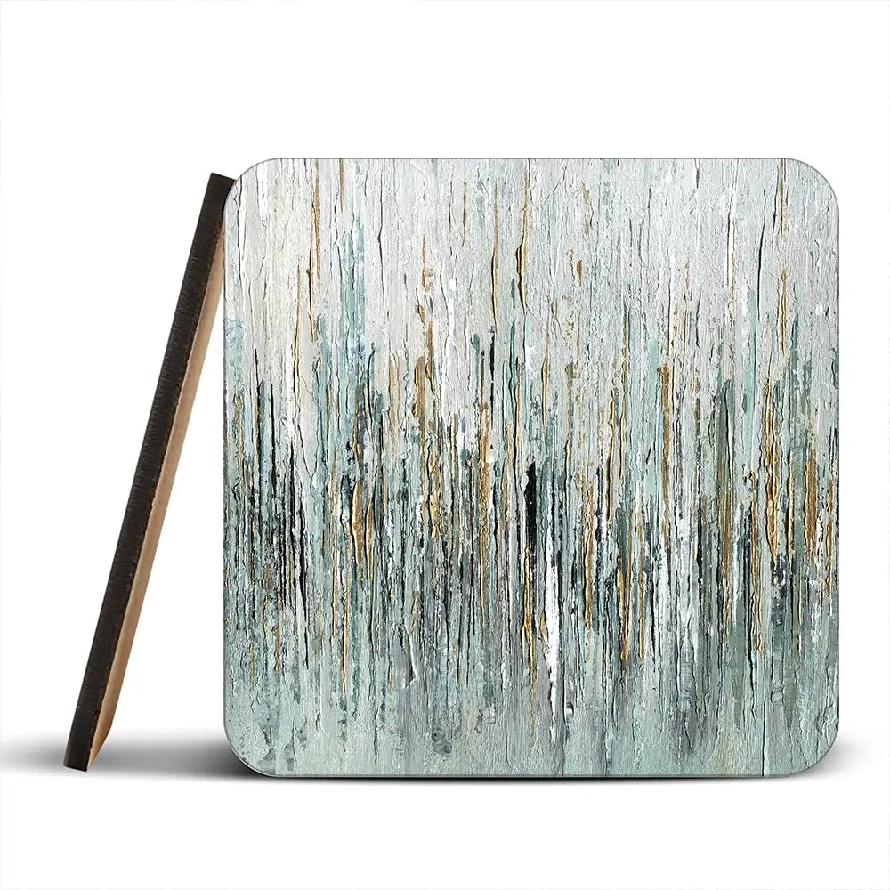 Gold Rain Coaster Set Gold Rain Coaster Set wall art product Svetlana Aleynikova