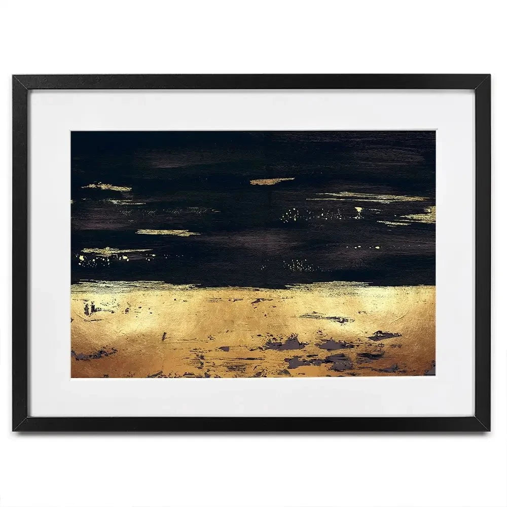 Golden Black River Framed Art Print Golden Black River Framed Art Print wall art product Svetlana Aleynikova