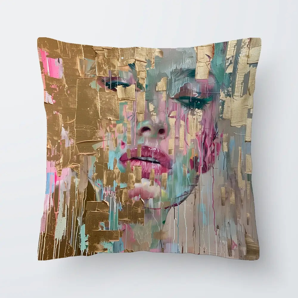 Golden Dreamscape Cushion Golden Dreamscape Cushion wall art product Svetlana Aleynikova