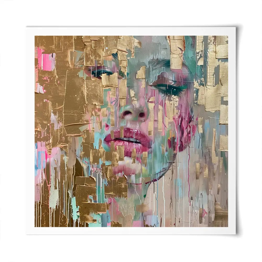 Golden Dreamscape Square Art Print Golden Dreamscape Square Art Print wall art product Svetlana Aleynikova