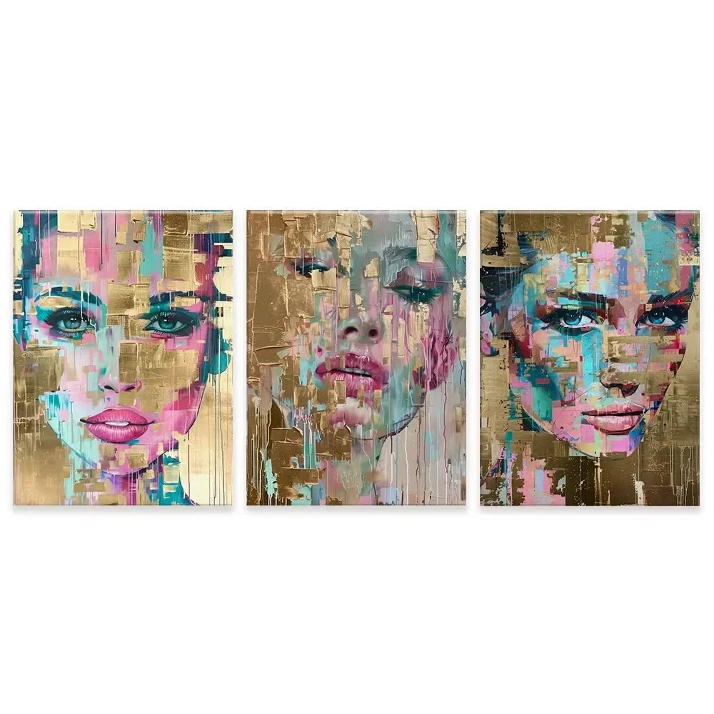 Golden Girl Trio Canvas Print Golden Girl Trio Canvas Print wall art product Svetlana Aleynikova