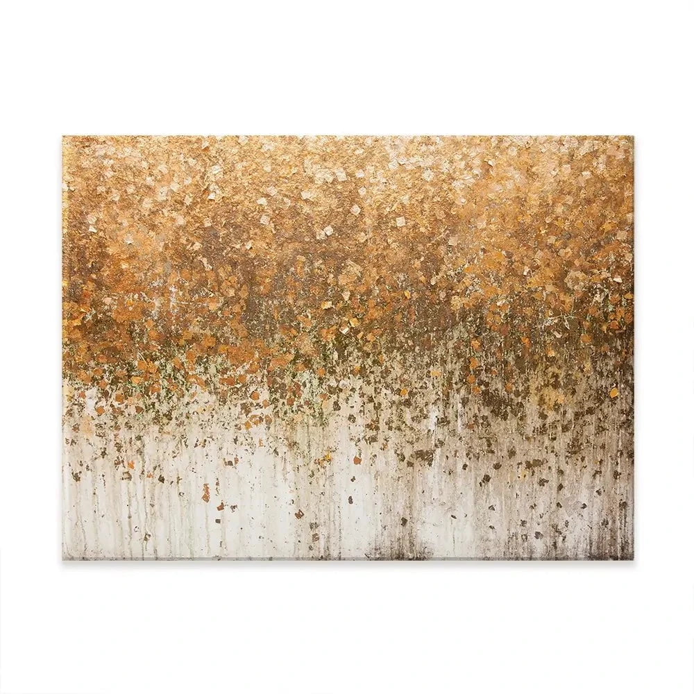 Golden Leaf Wall Canvas Print Golden Leaf Wall Canvas Print wall art product WIN12_ET / Shutterstock