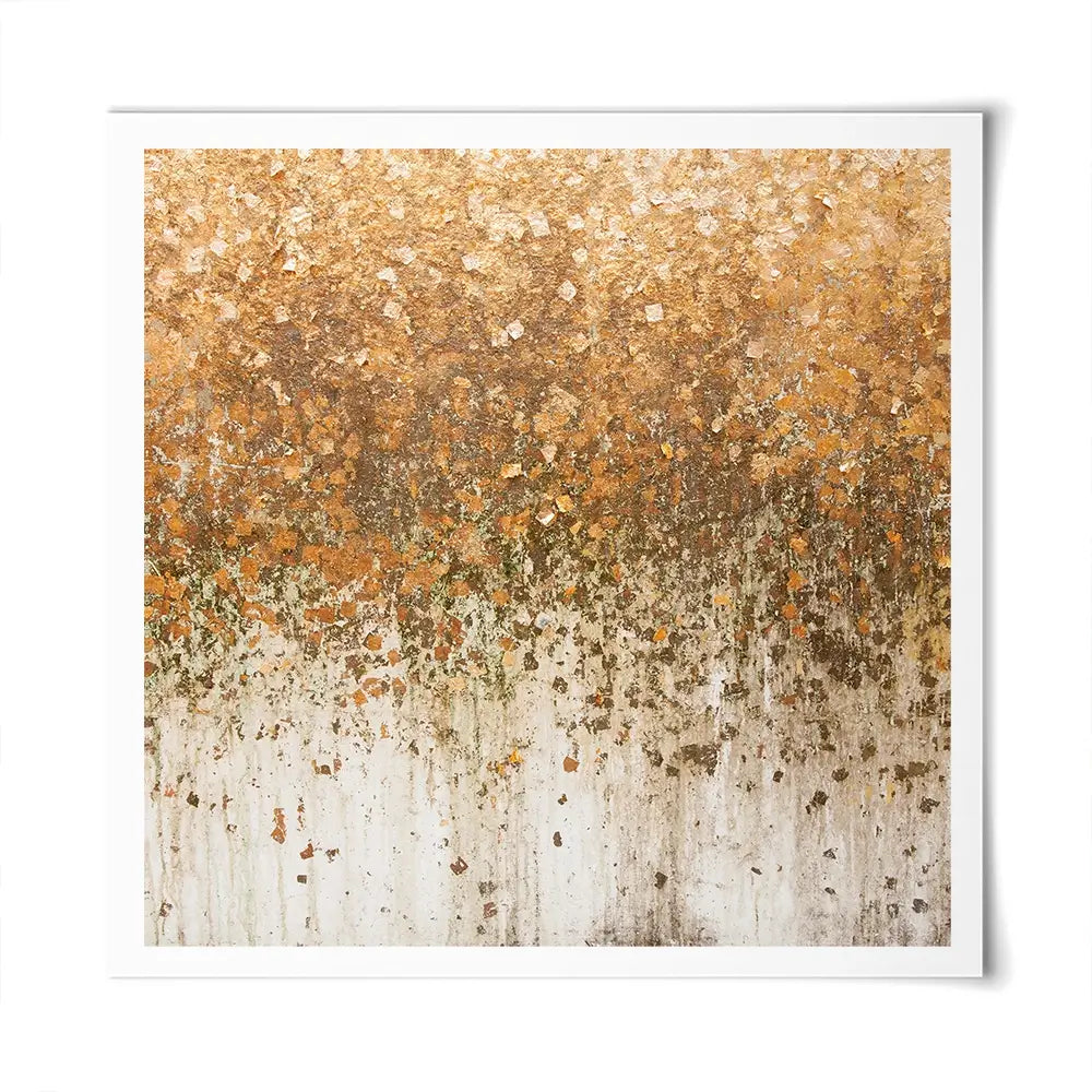 Golden Leaf Wall Square Art Print Golden Leaf Wall Square Art Print wall art product WIN12_ET / Shutterstock