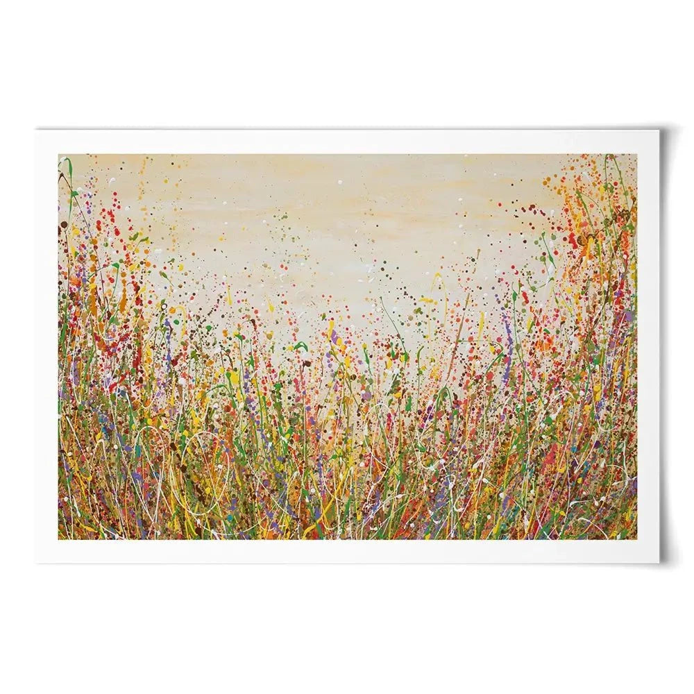 Golden Meadow Art Print Golden Meadow Art Print wall art product Olga Tkachyk