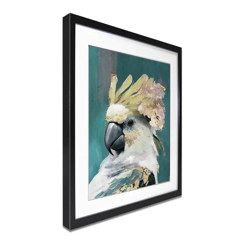 Golden Parrot Framed Art Print Golden Parrot Framed Art Print wall art product Svetlana Aleynikova