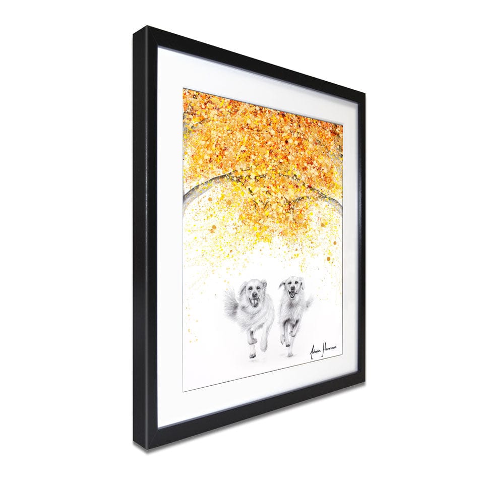 Golden Run Framed Art Print wall art product Ashvin Harrison