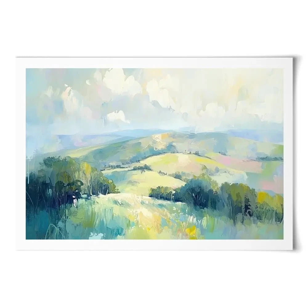 Green Hills Art Print Green Hills Art Print wall art product Tanya Ocean