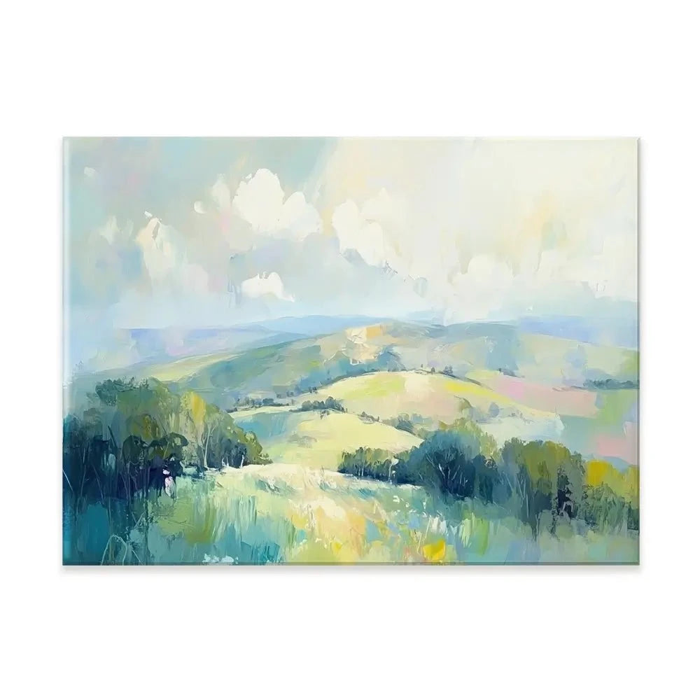 Green Hills Canvas Print Green Hills Canvas Print wall art product Tanya Ocean