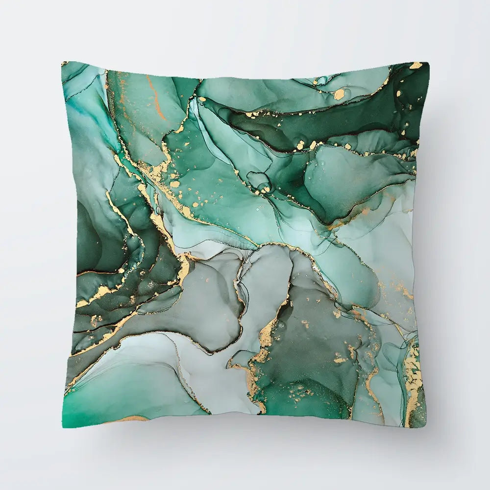 Green Marble Tones Cushion Green Marble Tones Cushion wall art product djero.adlibeshe yahoo.com / Shutterstock