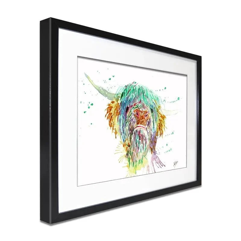 Grumpy Cow Framed Art Print Grumpy Cow Framed Art Print wall art product Jamie Taylor