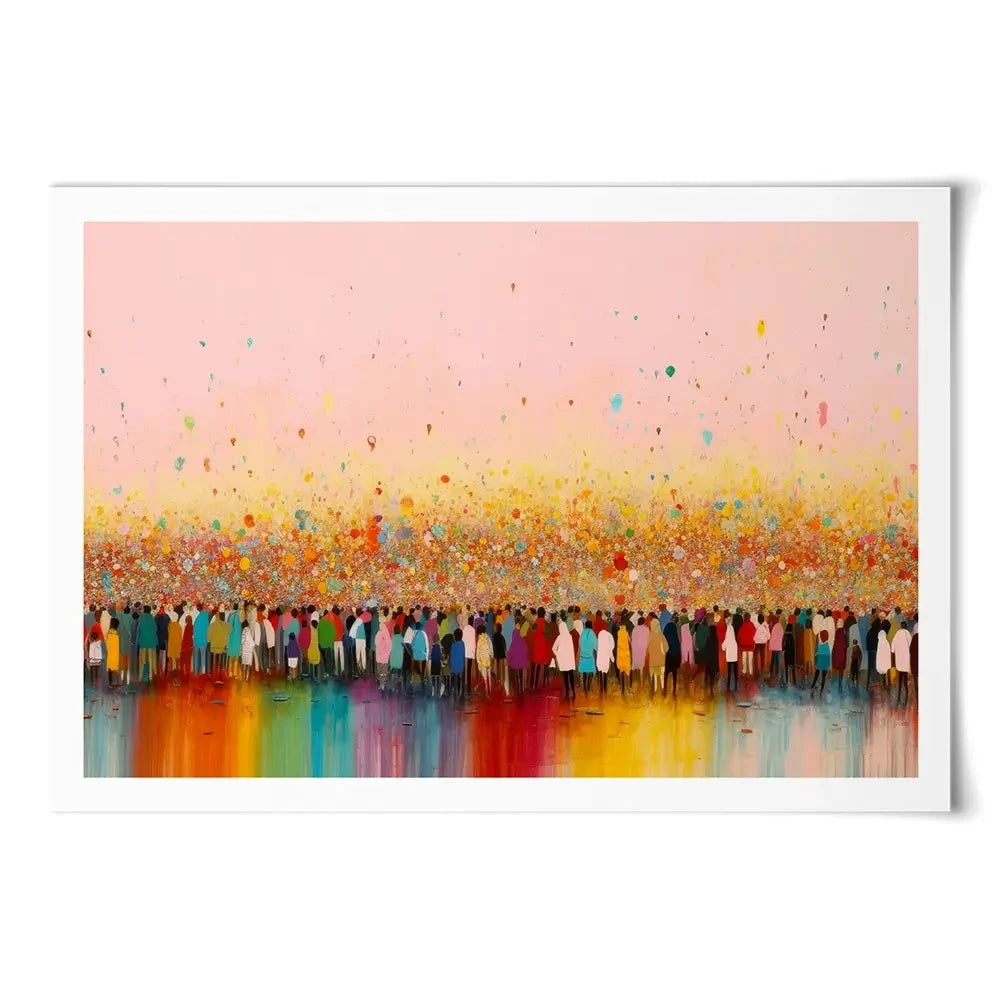 Happy Humans Art Print Happy Humans Art Print wall art product Treechild