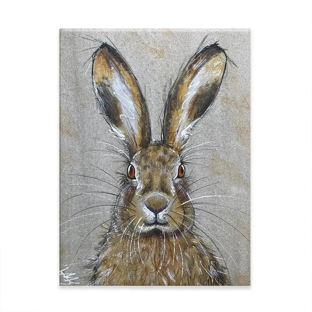 Harriet The Hare Canvas Print Harriet The Hare Canvas Print wall art product Jane Brookshaw