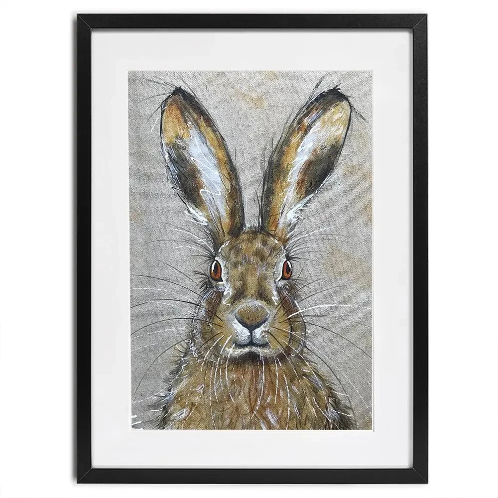 Harriet The Hare Framed Art Print Harriet The Hare Framed Art Print wall art product Jane Brookshaw
