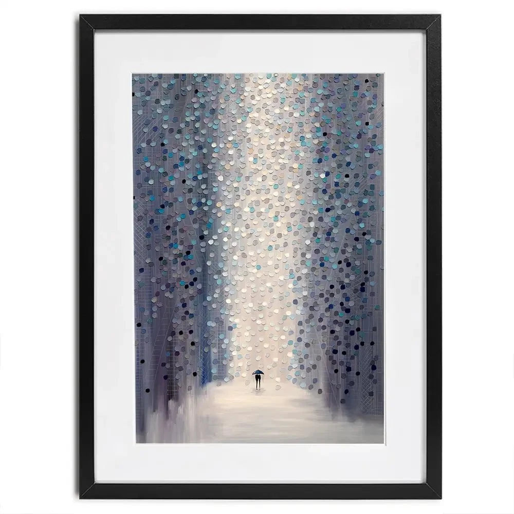 Hazy Rain Framed Art Print Hazy Rain Framed Art Print wall art product Ekaterina Ermilkina
