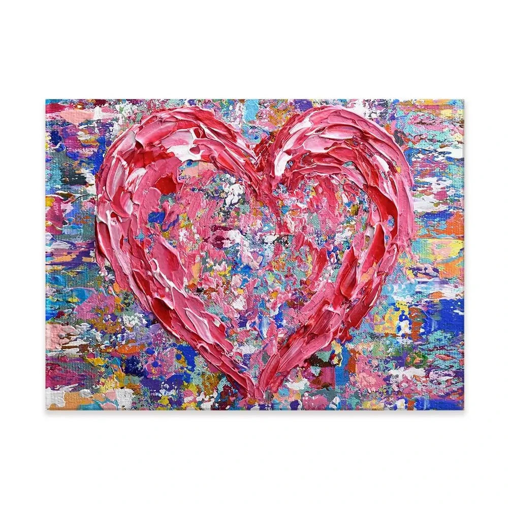 Heart Canvas Print Heart Canvas Print wall art product Olga Tkachyk