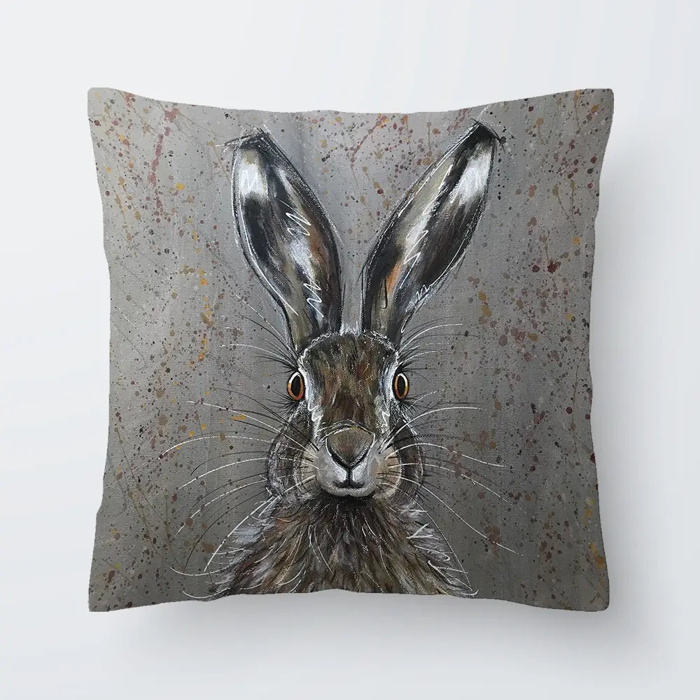 Henry The Hare Cushion Henry The Hare Cushion wall art product Jane Brookshaw