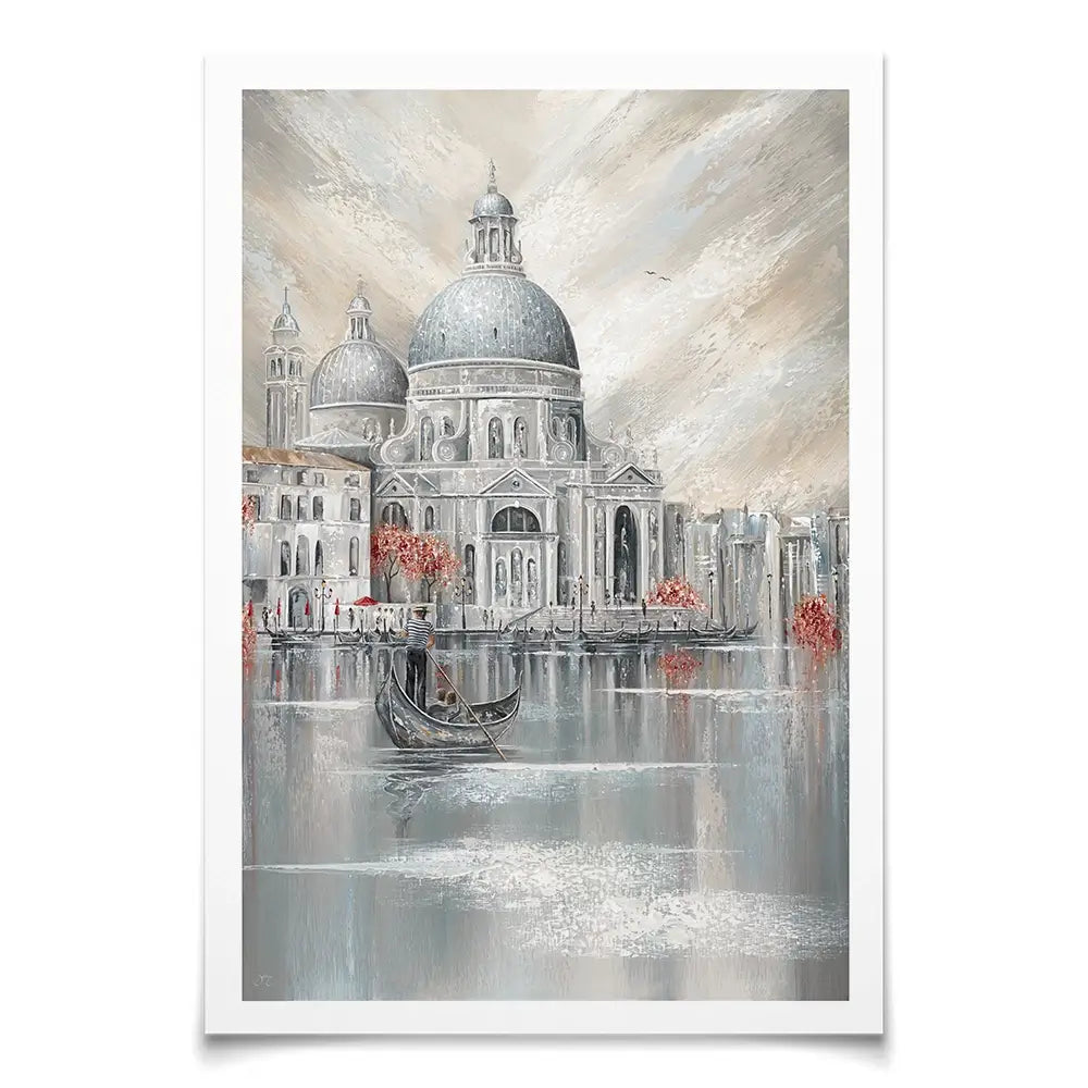 Her City His Heart Art Print Her City His Heart Art Print wall art product Isabella Karolewicz