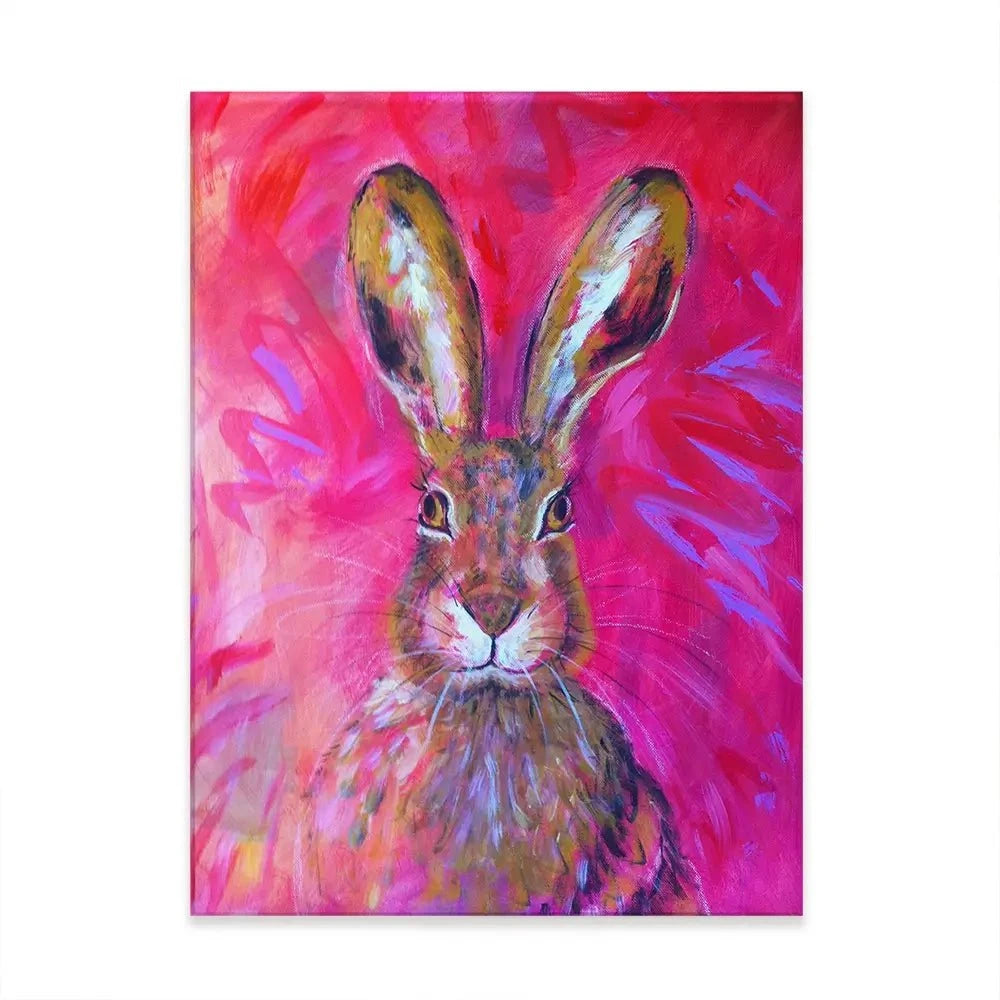 Herbert The Hare Canvas Print Herbert The Hare Canvas Print wall art product Jane Brookshaw