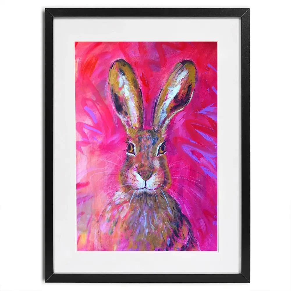 Herbert The Hare Framed Art Print Herbert The Hare Framed Art Print wall art product Jane Brookshaw