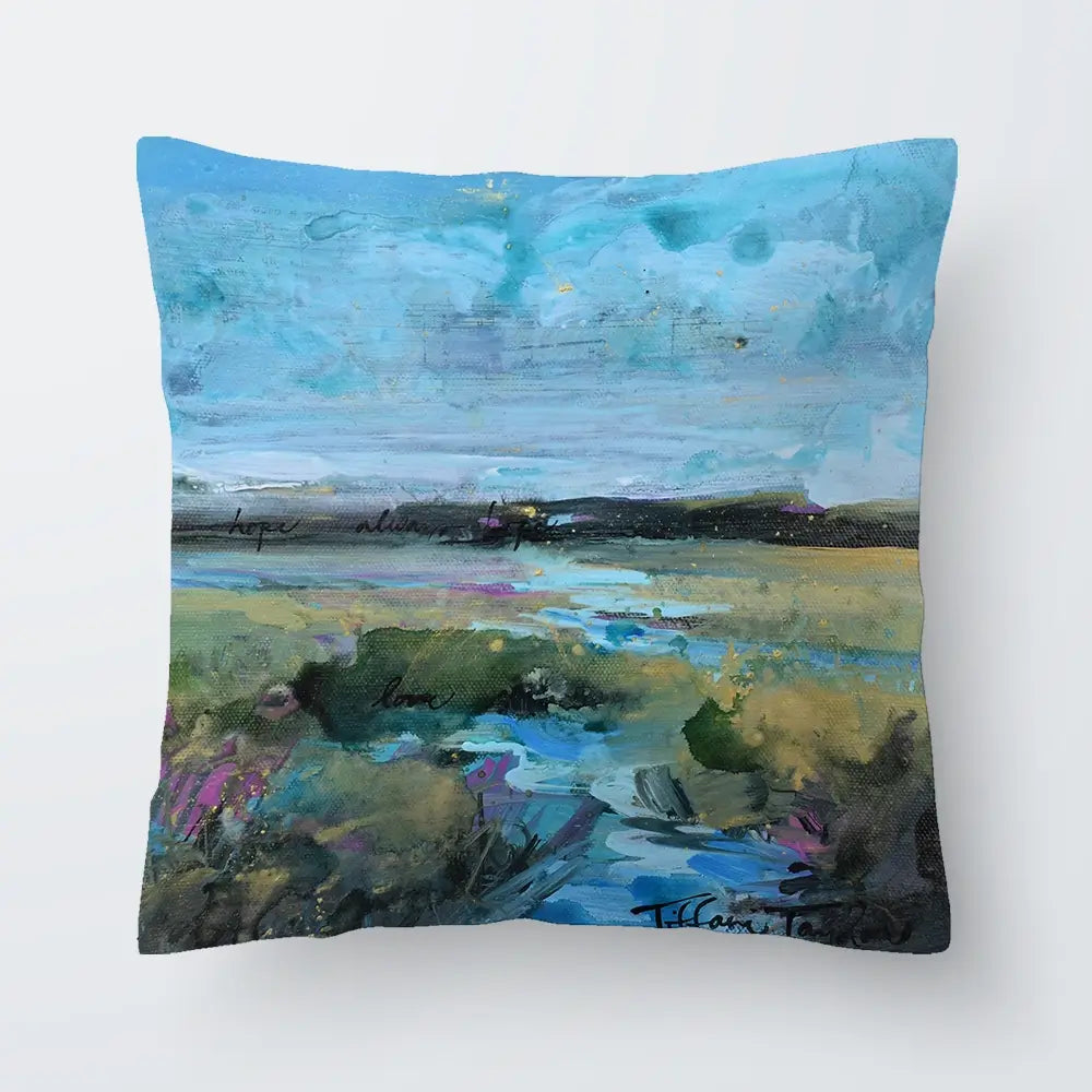 Hope Always Hope Cushion Hope Always Hope Cushion wall art product Tiffani Taylor - Independent