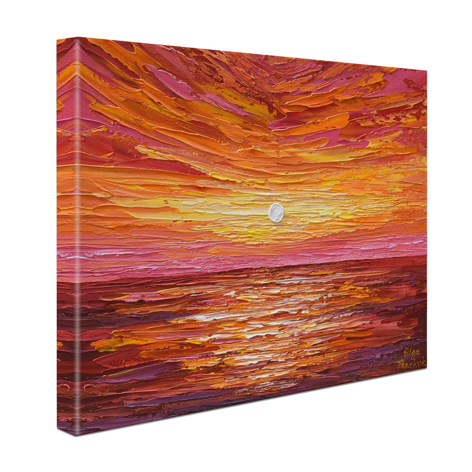 Hot Summer Sunset Canvas Print wall art product Olga Tkachyk