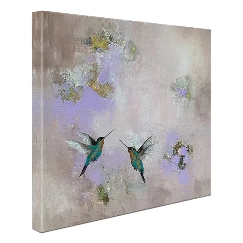 Hummingbirds Delight Canvas Print Hummingbirds Delight Canvas Print wall art product Laure Bury
