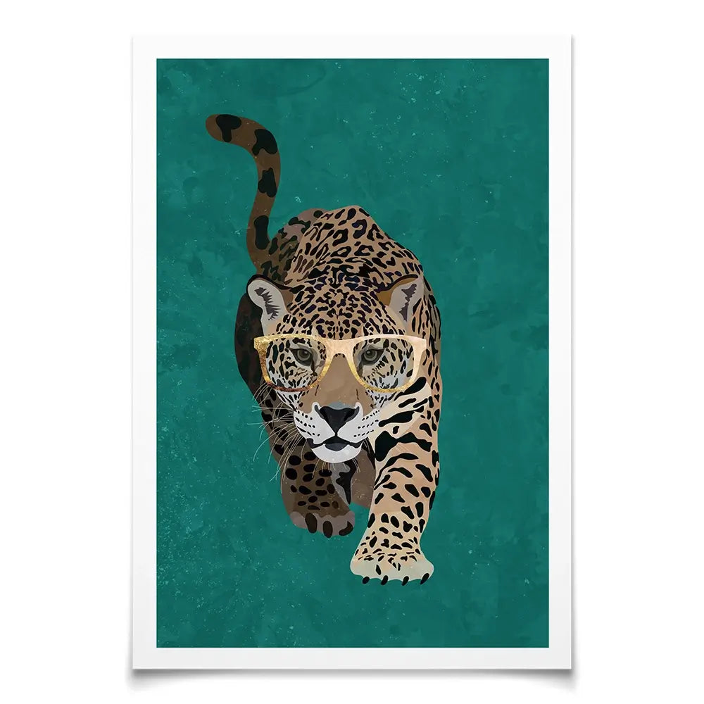 Hunting Leopard Art Print Hunting Leopard Art Print wall art product Sarah Manovski