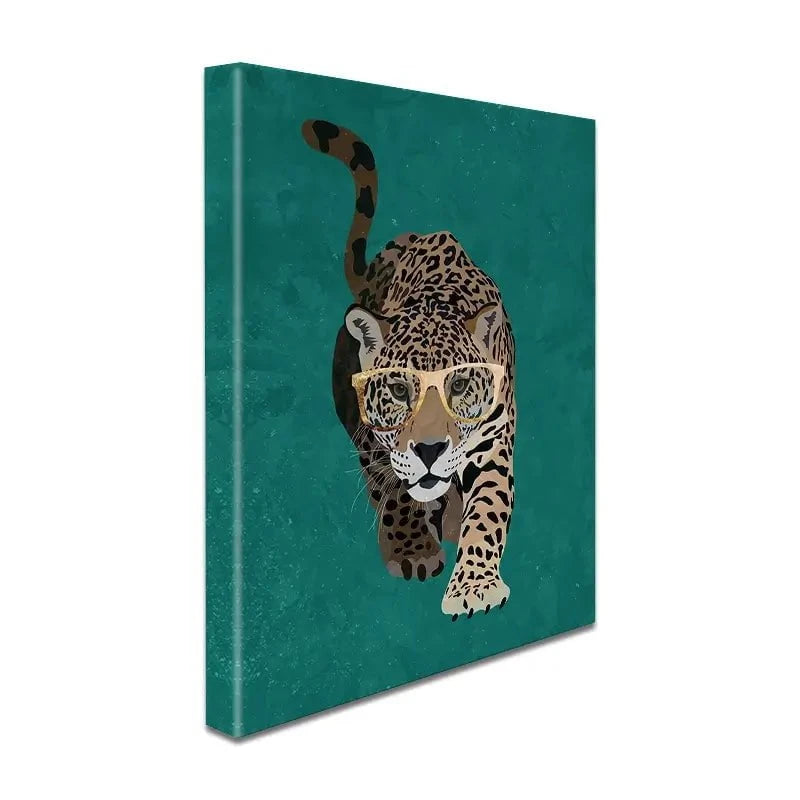 Hunting Leopard Canvas Print Hunting Leopard Canvas Print wall art product Sarah Manovski