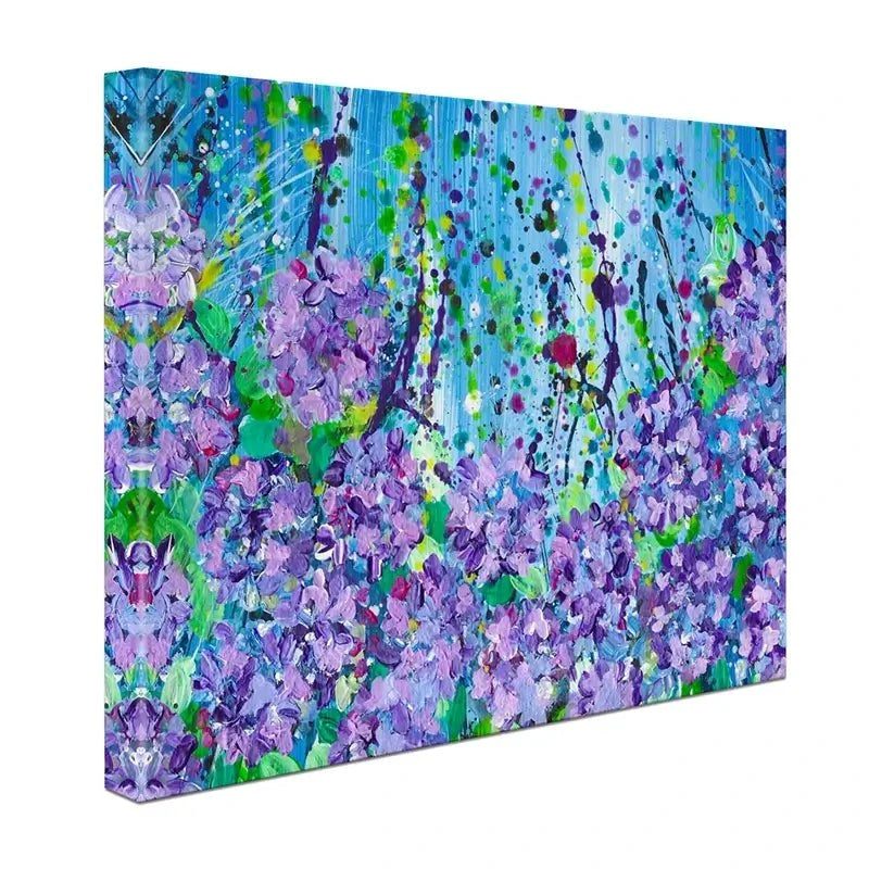Hydrangeas Canvas Print Hydrangeas Canvas Print wall art product Emma LC Art