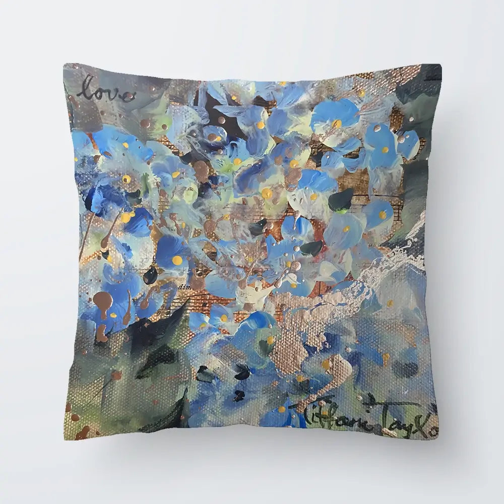 Hydrangeas Love Cushion Hydrangeas Love Cushion wall art product Tiffani Taylor - Independent