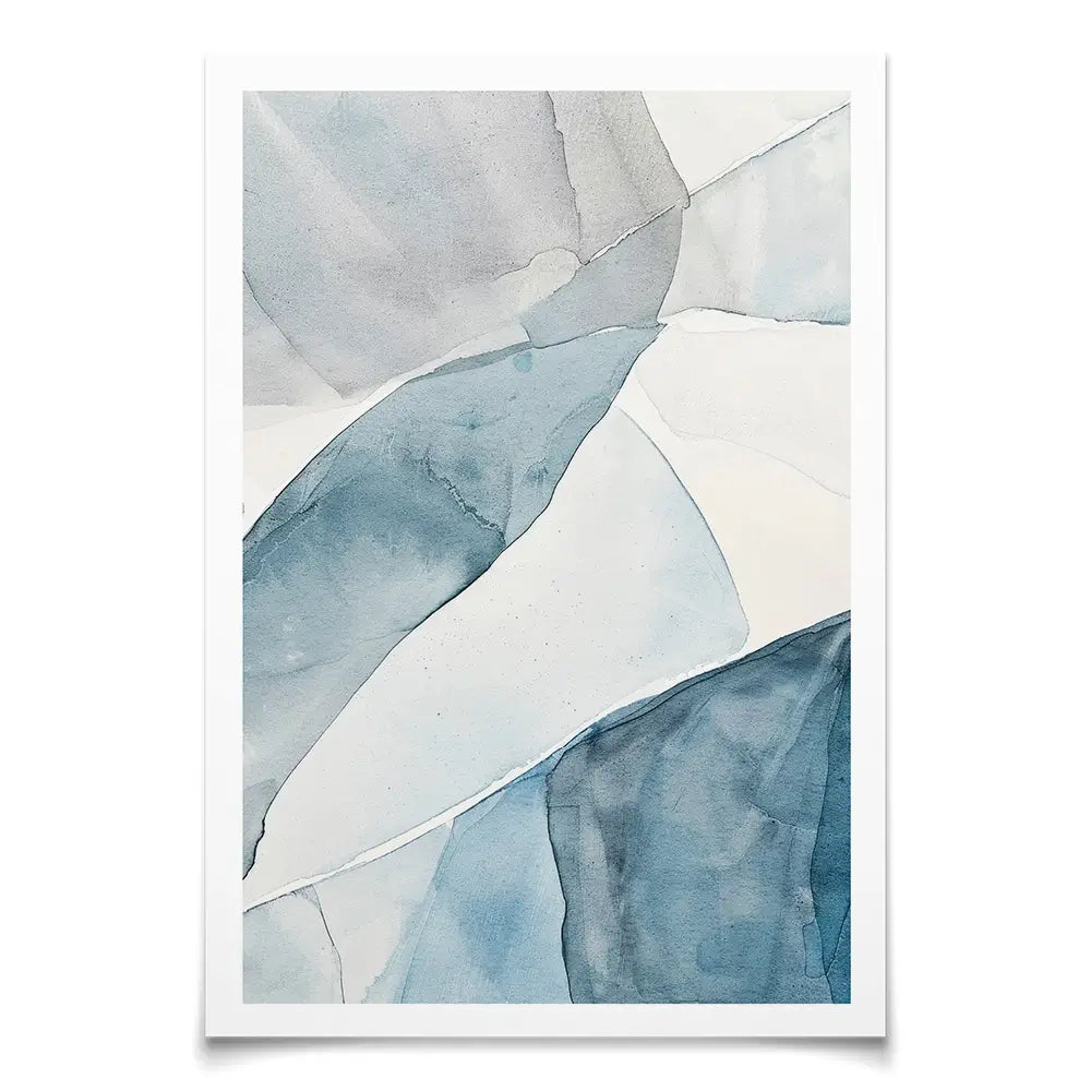 Ice Lines Art Print Ice Lines Art Print wall art product Treechild
