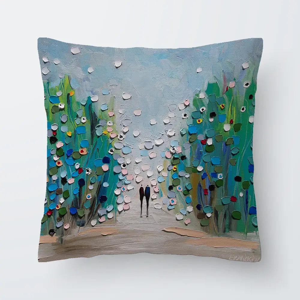In The Garden Cushion In The Garden Cushion wall art product Ekaterina Ermilkina