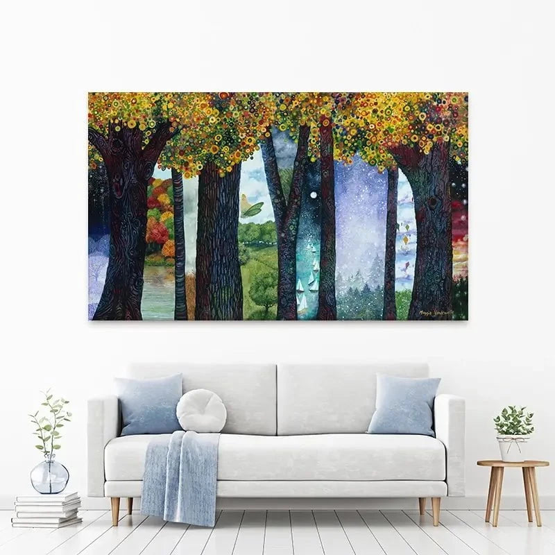 Inbetween Places Canvas Print Inbetween Places Canvas Print wall art product Maggie Vandewalle - Independent