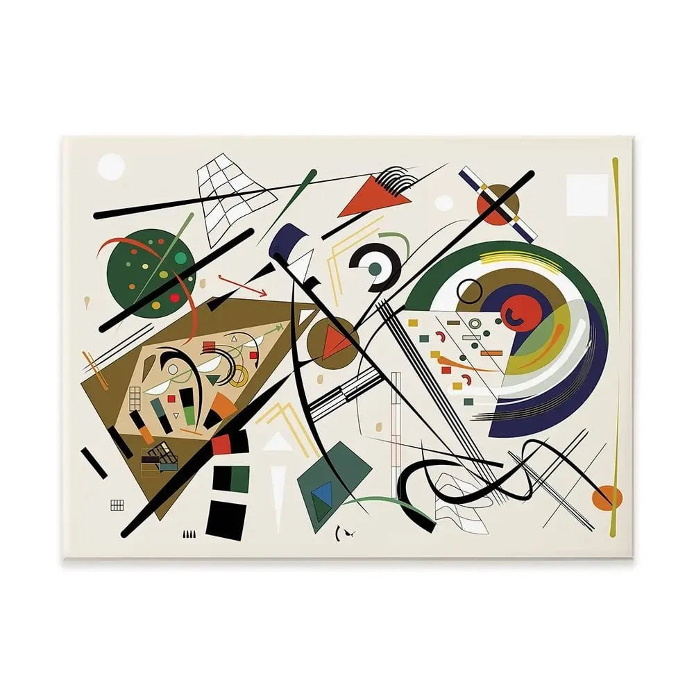 Intersecting Lines Canvas Print Intersecting Lines Canvas Print wall art product romi49 / Shutterstock