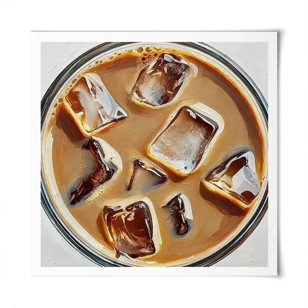 Irish Coffee Cocktail Square Art Print Irish Coffee Cocktail Square Art Print wall art product David Alexander Elder