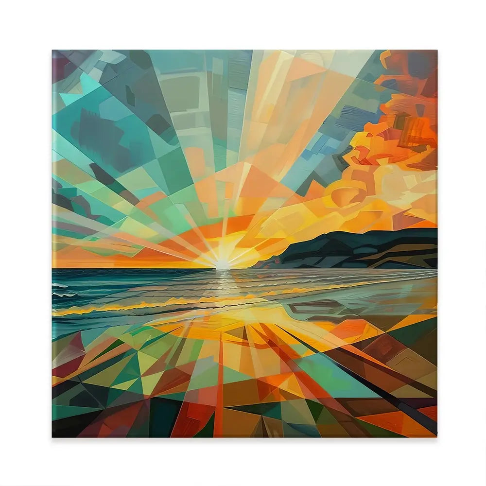Islay Kaleidoscope Square Canvas Print Islay Kaleidoscope Square Canvas Print wall art product David Alexander Elder