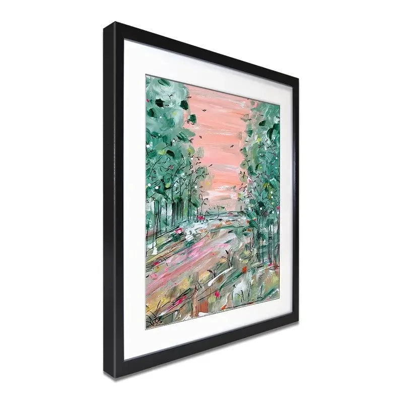 January Walks Framed Art Print January Walks Framed Art Print wall art product Charlotte Anna Reed